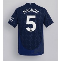 Manchester United Harry Maguire #5 Fotballklær Bortedrakt 2024-25 Kortermet